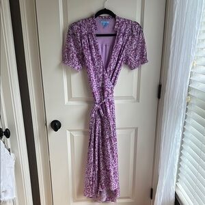 Draper James Lavender Floral Dress